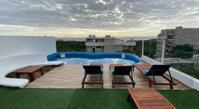 Апартаменты Ocean and city view rooftop, apartment 2BR 103