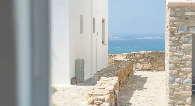 Семейные апартаменты с видом на сад Levantes House Mykonos
