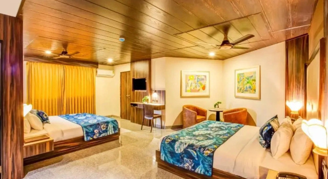 Номер Standard Пентхаус с 2 комнатами с видом на бассейн Summit Calangute Resort & Spa