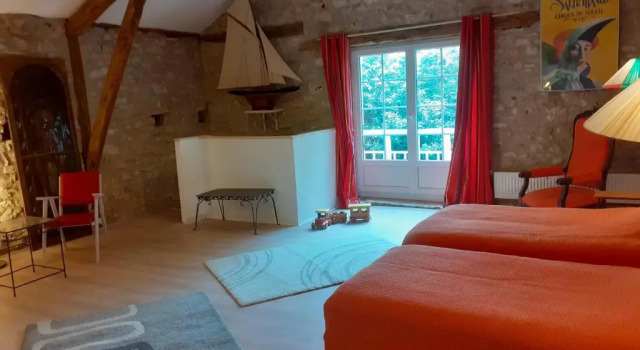Семейный номер Standard с видом на сад Les Vitarelles en Quercy