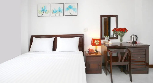 Двухместный номер Deluxe с видом на город Nhatrang Cozy Hotel