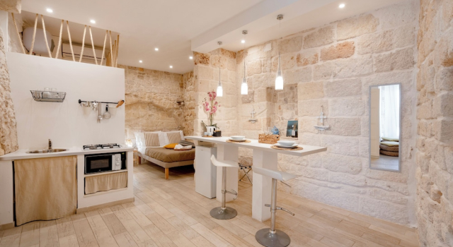 Апартаменты Superior с балконом и с видом на город Old tuff apartments