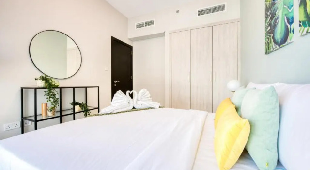 Апартаменты Snug 1BR at MAG 520 Dubai South by Deluxe Holiday Homes