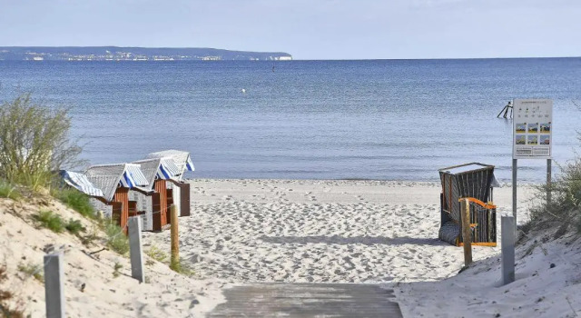Апартаменты Villa Strandeck in Binz - WG 1 mit Meerblick, Terrasse, Wintergarten