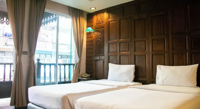 Двухместный номер Deluxe с балконом Lamphu Tree House Boutique Hotel
