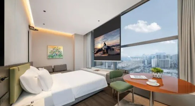 Люкс с панорамным видом Chengdu Xingtianwai Garden Hotel