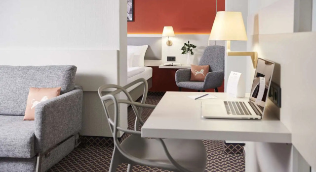 Двухместная студия с видом на внутренний двор Best Western Hotel Leipzig City Center