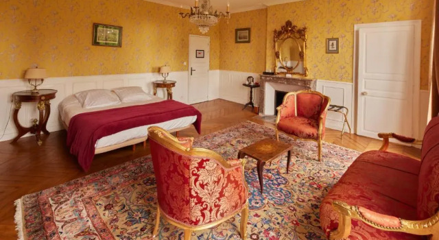 Люкс Superior Logis Hôtel & Restaurant Chateau de la Marjolaine