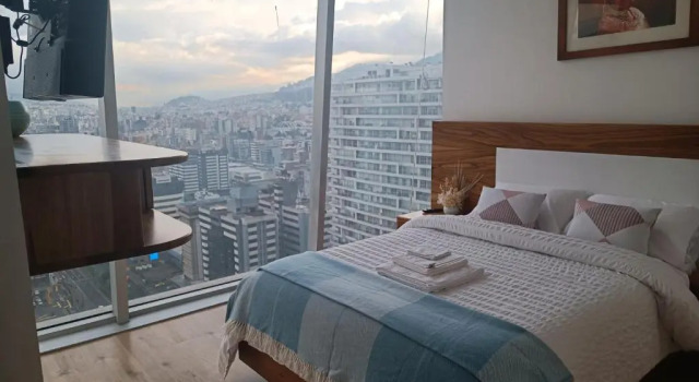 Апартаменты Hermoso Penthouse con jardín, piscina Piso 23 viista espectacular
