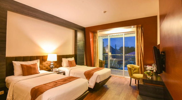 Двухместный номер Deluxe Grand Rocky Hotel Bukittinggi