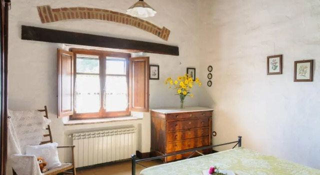 Коттедж c 1 комнатой Girasole Cottage overlooking the Orcia valley in Tuscany