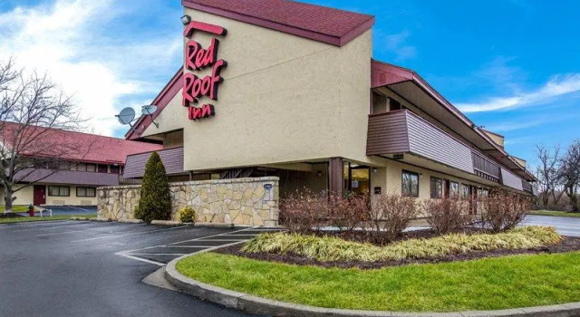 Кровать в общем номере Red Roof Inn Lexington