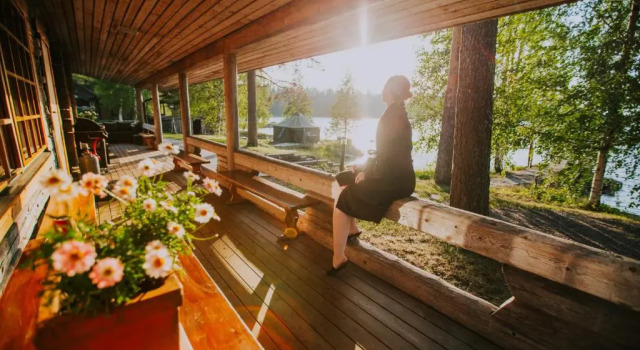 Двухместный люкс Deluxe Revontuli Resort Rooms