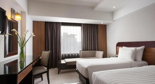 Deluxe Tweepersoonskamer Hotel Santika Premiere Semarang