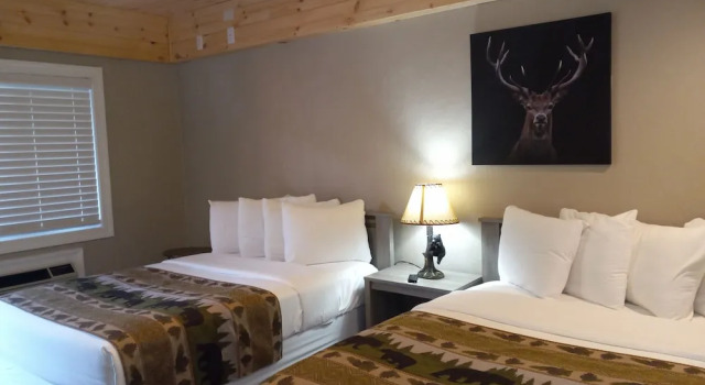 Четырёхместный номер Deluxe с балконом The Carter Lodge On The River