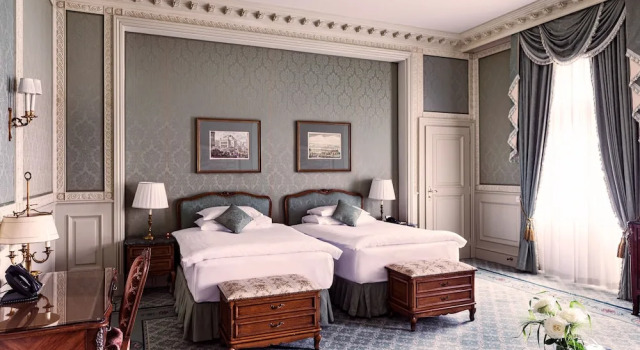 Двухместный люкс Ring Boulevard View Eurostars Grand Hotel Wien