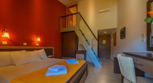 Четырёхместный номер Standard Дуплекс с видом на сад Kladis Club Holidays