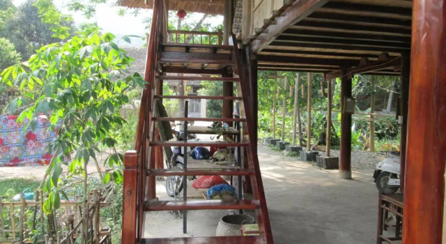 Кровать в общем номере Dong Que Homestay-Tours-Motorbike, Car rental, Hiking