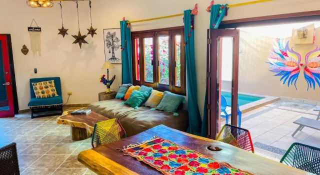 Casa Boho 1, Забронировать Отель Отели Наярит с бассейном, Бассейн