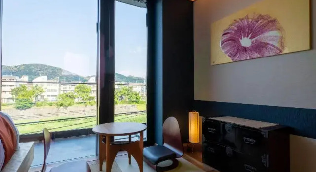 Двухместный номер Deluxe с балконом Genji Kyoto, a Member of Design Hotels