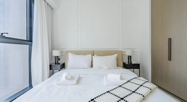 The Elevated Abode 1BHK Apt in Downtown, Забронировать Апартаменты/квартира Даунтаун Дубай , рядом с Дубайский аквариум