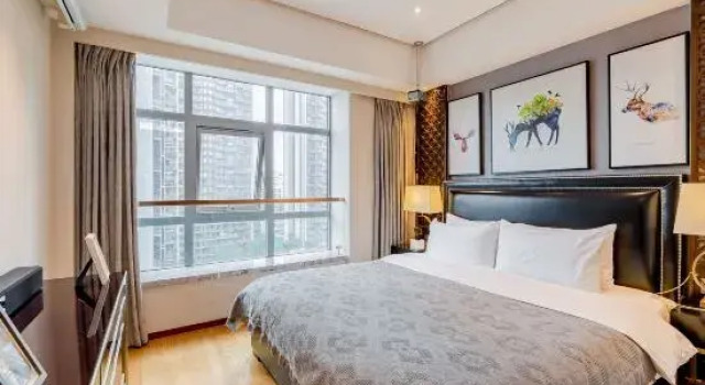 Люкс WIFC Taikoo Yunxuan International Apartment (Chunxi Road West International Financial Center Branch)