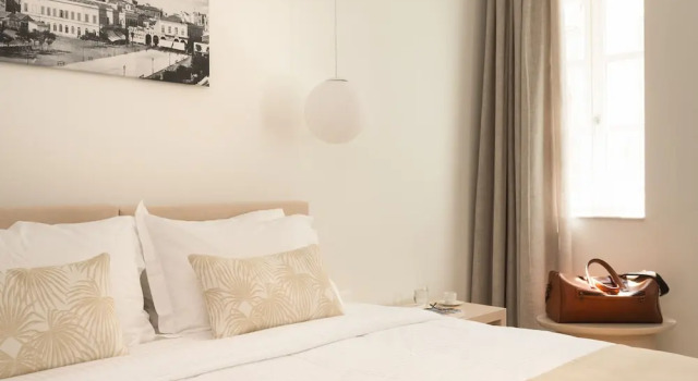 Люкс Deluxe с видом на город Syros Soul Luxury Suites
