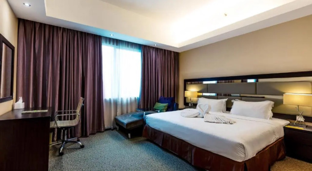 O podwyższonym standardzie dwuosobowy pokój Ixora Hotel Penang