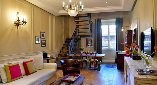 Апартаменты Deluxe с 2 комнатами La Croce D'oro Santa Croce Suite Apartments