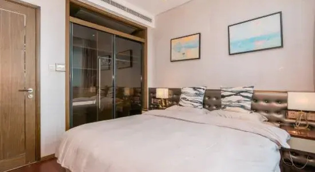 Люкс Executive Clouds.Foresight Clouds Service Apartment (Suzhou Eye Ferris Wheel CenterJinji Lake Expo)