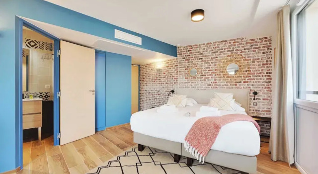 Апартаменты Comfort с видом на город Résidence du Parc Vanves - Rooftop & Climatisation