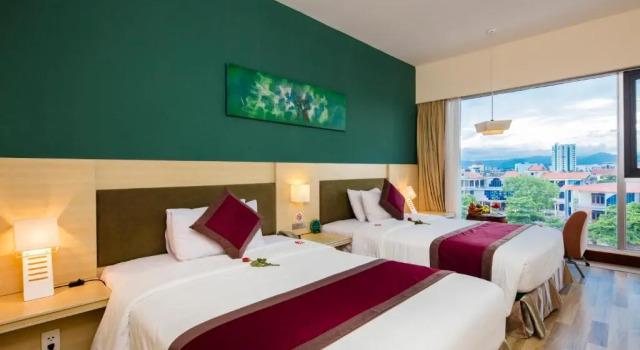 Двухместный номер Deluxe с видом на город Sai Gon Quang Binh Hotel
