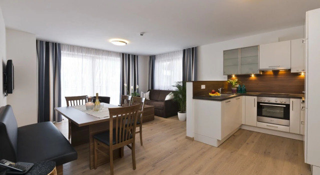Апартаменты Deluxe с 3 комнатами с балконом Apartments Dolomit-Royal