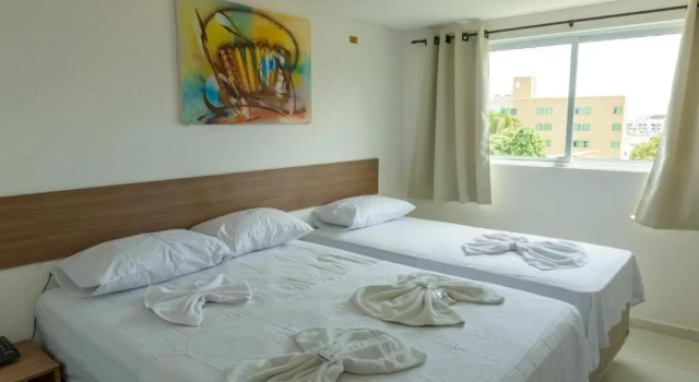 Трёхместный номер Standard Anjos Praia Hotel