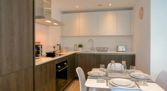 Апартаменты Superior с 2 комнатами с балконом Hilltop Serviced Apartments- Northern Quarter