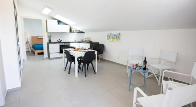 Апартаменты Appartamenti in Villa Nature con vista mare e monti