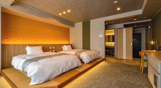 Четырёхместный номер Standard Hokuriku Fukui Awara Onsen Mimatsu