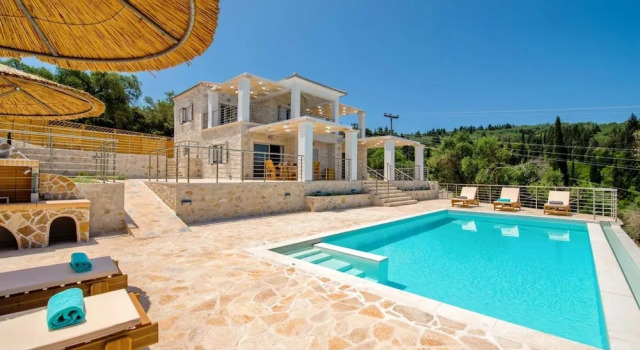Вилла Vasiliki Villa - Charming 4 BR Villa With Pool and sea Views