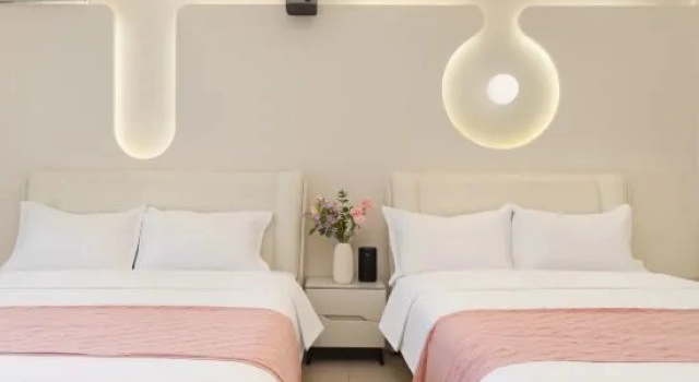 Люкс Deluxe с 2 комнатами с видом на море Sanya Yunju Seaview Apartment