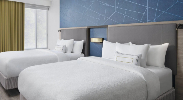 Четырёхместный номер Standard с видом на город SpringHill Suites by Marriott East Rutherford Meadowlands Carlstadt