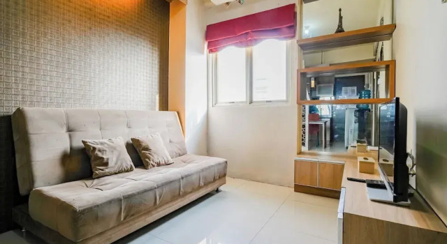 Luxo quarto OYO 93927 Apartemen Gateway Pasteur By Taufan