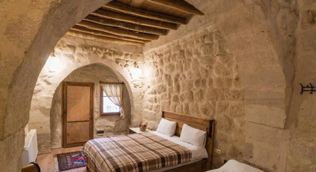 Трёхместный номер Standard с балконом Atillas Cave Hotel