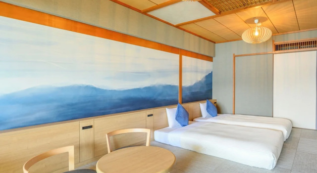 Номер Japanese-style с видом на океан KAMENOI HOTEL Nachi Katsuura Kumano Kodo