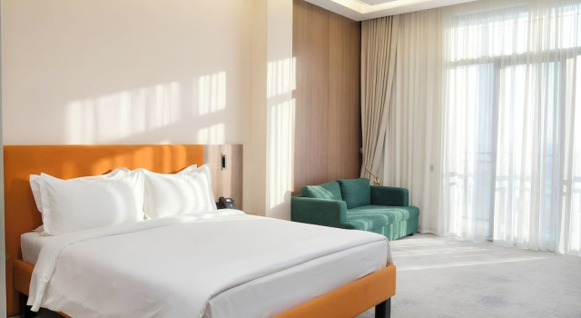 Camera doppia Standard con vista sulla città Afrosiyob Regency Hotel