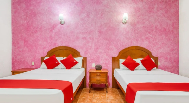 Standard- firedobbelt værelse OYO Hotel Mi casa, Oaxaca centro