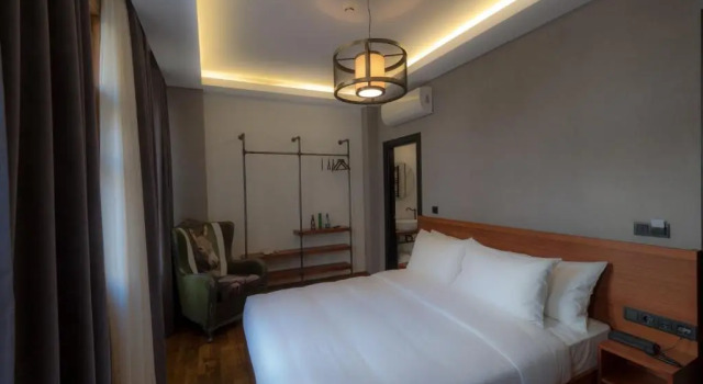 Deluxe Dvoulůžkový s manželskou postelí pokoj s balkonem GalataCo Hotel
