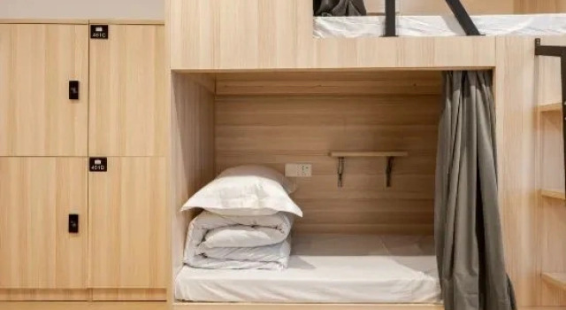 Номер Standard с видом на сад Hidden Garden Youth Hostel -Oriental Pearl &Lujiazui -Garden Social Area -Bar -Café -Free Laundry Luggage Storage -24H Front Desk -English Service