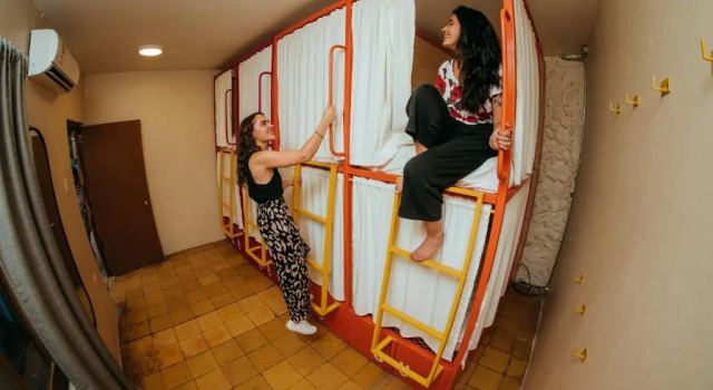 Кровать в общем номере (женский номер) Viajero Cartagena - Centro Hostel