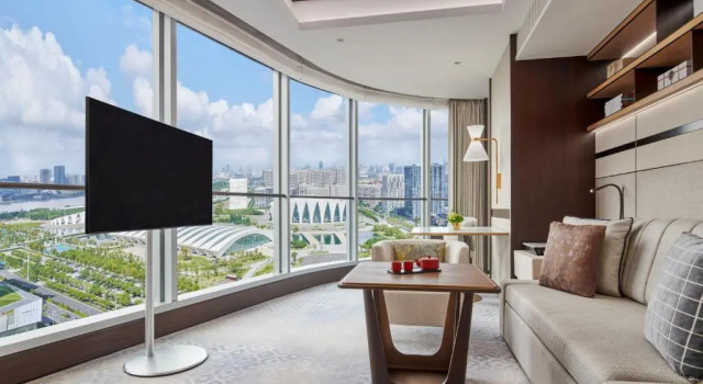 Двухместный люкс Executive с видом на реку Shangri-La Qiantan, Shanghai