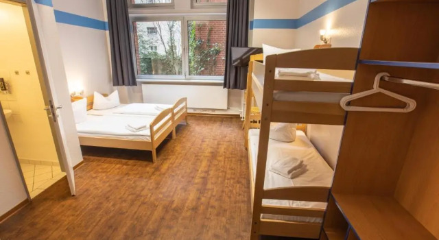 Четырёхместный номер Standard acama Hotel & Hostel Kreuzberg